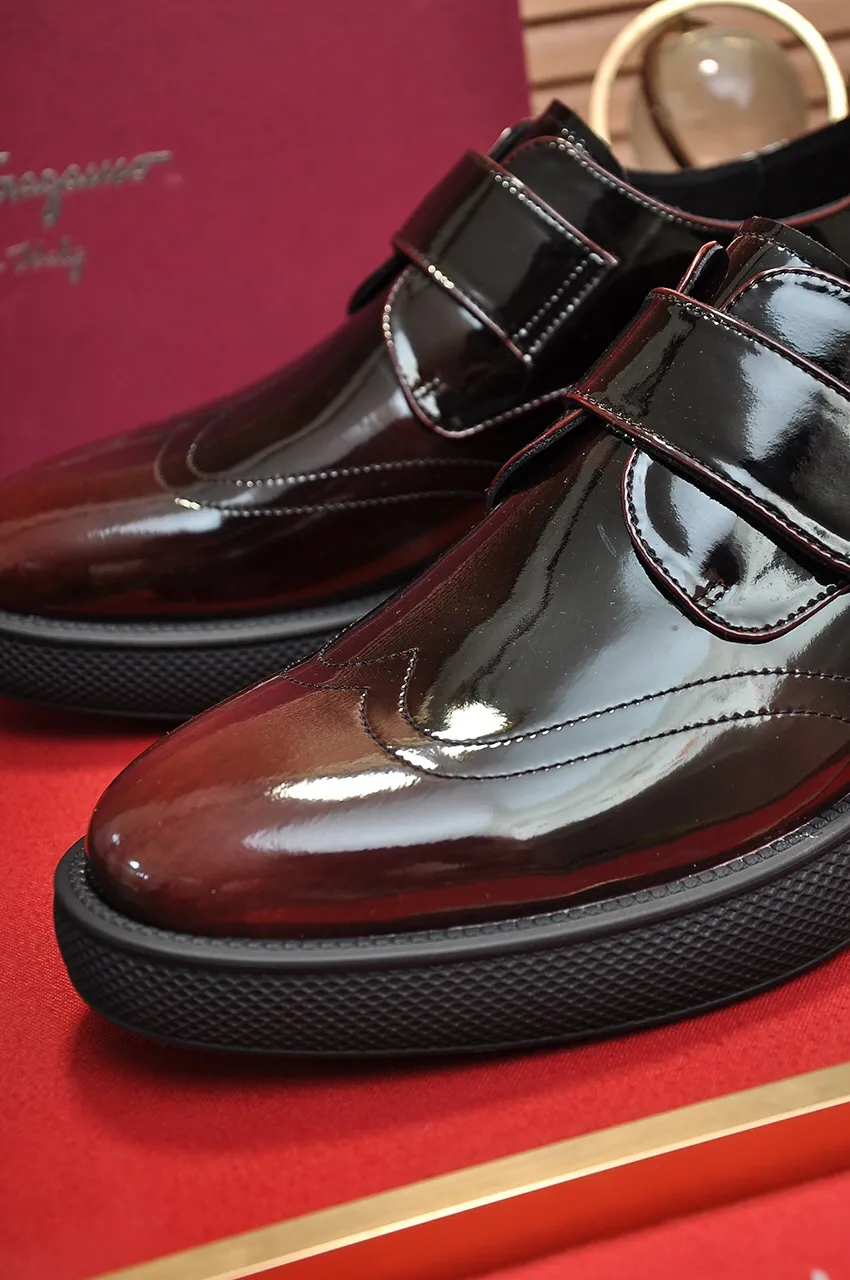Men's shoes 💰720💶 [Ferragamo/Ferragamo] The latest model in the counter. Original imported open-sided high-quality cowhide hand-woven + imported 🐂 cowhide + original luxury metal buckle + original combination outsole. Comparison without pressure 38--45 (45 custom-made)